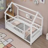 Twin Pine Platform Bed White