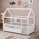 Twin Pine Platform Bed White