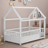 Twin Pine Platform Bed White