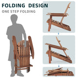 Outdoor Patio Furniture Set of 2 Solid Wood Natural/Light Brown