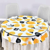 Round Glass Dining Table Transparent