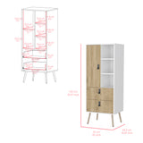 Engineered Wood Dresser Multicolor