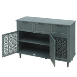 3 Door 3 Drawer Cabinet Bedroom Living Room Storage