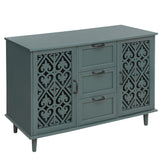 2 Door 3 Drawer Cabinet Bedroom Living Room Study Storage