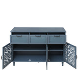 3 Door 3 Drawer Cabinet for Bedroom Living Room Study