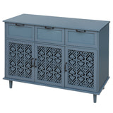 3 Door 3 Drawer Cabinet for Bedroom Living Room Study