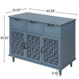 3 Door 3 Drawer Cabinet for Bedroom Living Room Study