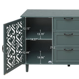 2 Door 3 Drawer Cabinet Bedroom Living Room Study Storage