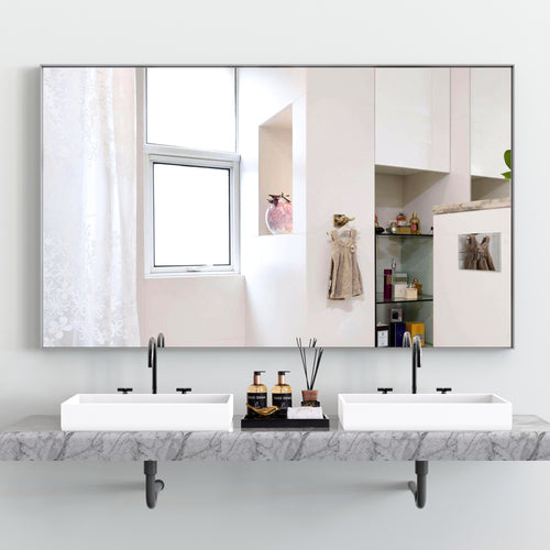 60*36" Oversized Modern Rectangle Bathroom Mirror