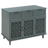 3 Door 3 Drawer Cabinet Bedroom Living Room Storage