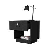 Sumter Nightstand - One Drawer, Storage Shelf, 18.5"W Top