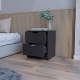 Nightstand - 2 Drawers - Pull-Out Storage - 16.1" x 14.3" Top