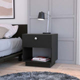 Sumter Nightstand - One Drawer, Storage Shelf, 18.5"W Top