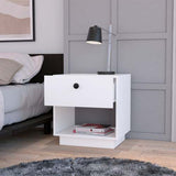 Sumter Nightstand - One Drawer, Storage Shelf, 18.5"W Top