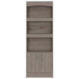 Bookcase - Three Shelves - Double Door Cabinet - 70.8"H