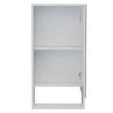 Mirrored Medicine Cabinet - Open Shelf - 35.4"H x 17.9"W