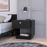 Sumter Nightstand - One Drawer, Storage Shelf, 18.5"W Top