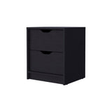 Nightstand - 2 Drawers - Pull-Out Storage - 16.1" x 14.3" Top
