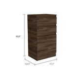 Dresser with Mirror & Jewelry Box - Two Drawers, Single Door