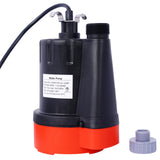 Submersible Water Pump, 1/3HP 2500GPH Thermoplastic Utility Pump Portable