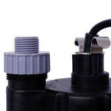 Submersible Water Pump, 1/3HP 2500GPH Thermoplastic Utility Pump Portable