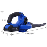 Cordless Leaf Blower - Electric Leaf Blower Cordless with Battery and Charger