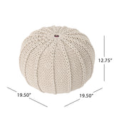 Fabric Ottoman Beige
