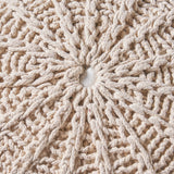 Fabric Ottoman Beige