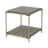 End Table - Modern - Wood & Metal - Aged Graphite - 23"W x 24"H