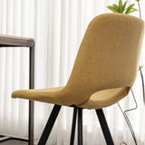 Counter Height Stools - Fabric - Yellow - 28.25" Seat - Set of 2
