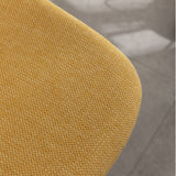 Counter Height Stools - Fabric - Yellow - 28.25" Seat - Set of 2