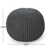 Fabric Ottoman Gray