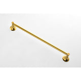 Towel Rack Set - 6 Piece - Brass - Wall Mount Bathroom Hardware