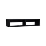 Floating TV Stand - Wall-Mounted - Two Open Shelves - 47.6" Wide
