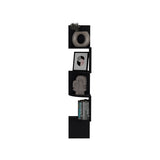 Corner Wall Shelf - Modern Floating Design - Four 9.8" Shelves