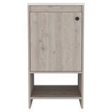 Bathroom Vanity - Single Door Cabinet - Light Gray - 17.7"W