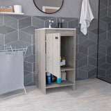 Bathroom Vanity - Single Door Cabinet - Light Gray - 17.7"W