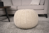 Fabric Ottoman Beige