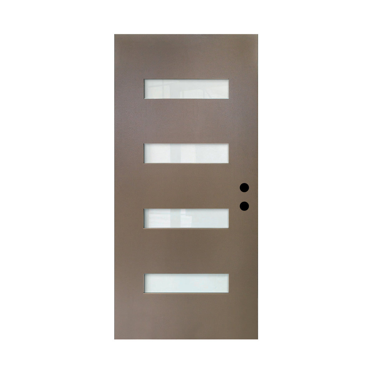 36 x 80 Fiberglass Entry Door Slab, Frosted Glass
