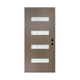 36 x 80 Fiberglass Entry Door Slab, Frosted Glass