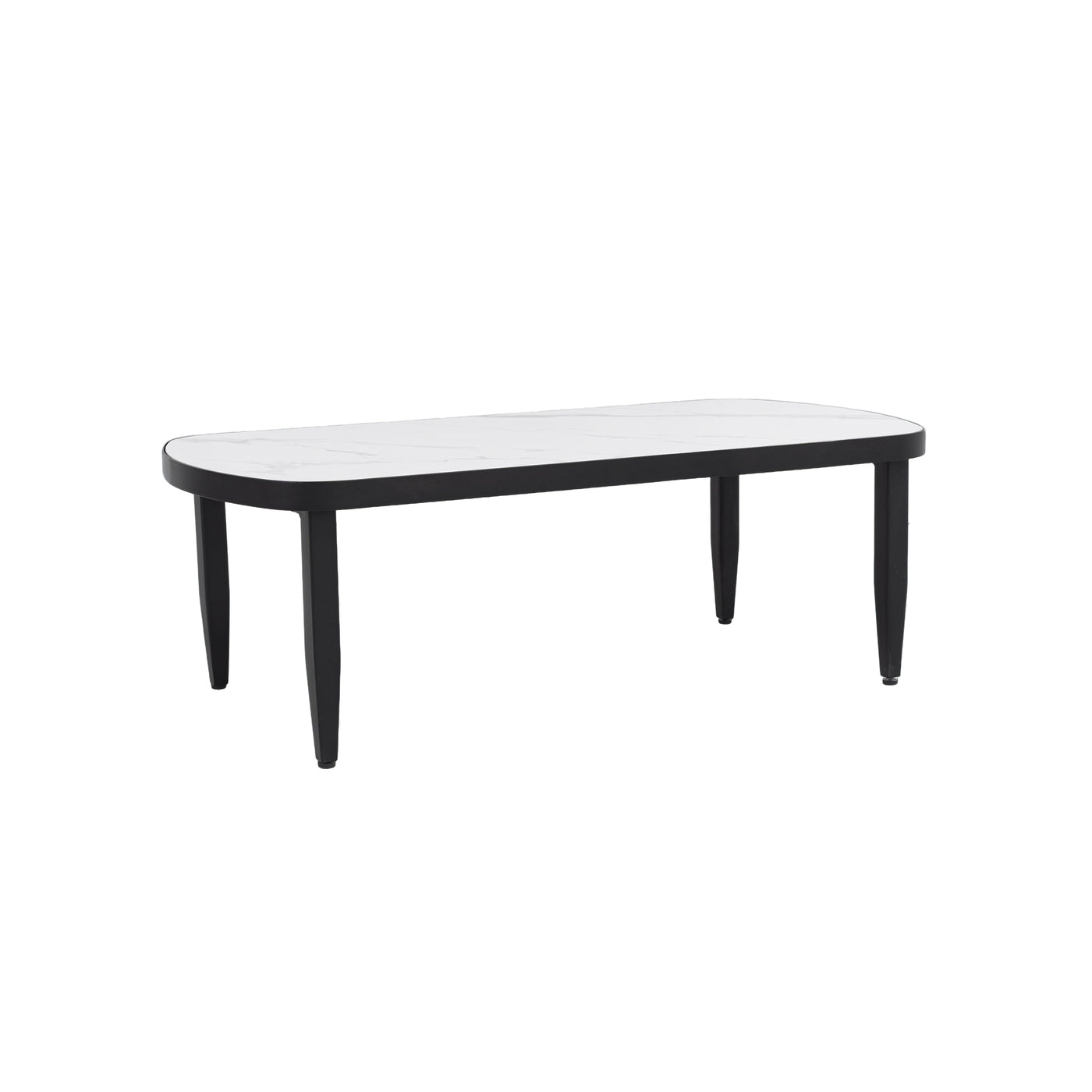 Outdoor Arc Coffee Table 47.2" Marble Sintered Stone