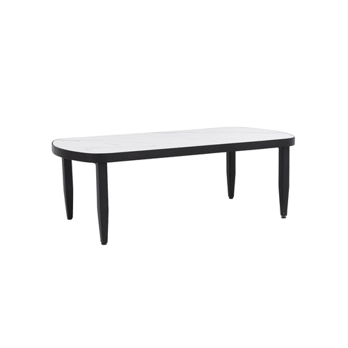 Outdoor Arc Coffee Table 47.2" Marble Sintered Stone