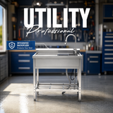 Stainless Steel Utility Sink, Freestanding Sink 2