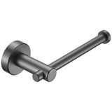 Wall Mount Aluminum Toilet Paper Holder, Grey, Space-Saving