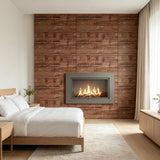 8-Pack 3D Faux Wood Polyurethane Wall Panels