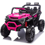 24V 400W Kids Ride On Electric UTV W/Parents Remote Control,Four-Wheel Suspensio