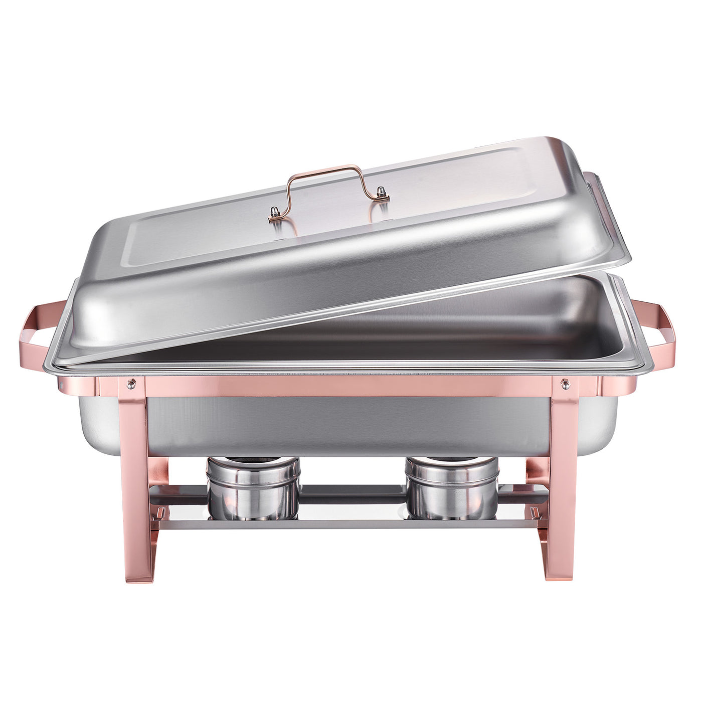 8 Qt Rectangle Chafing Dish Buffet Set Stainless Steel 2 Pack