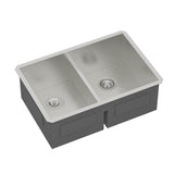 Double Bowl(50/50) Undermount Sink- 28"x19"x10" Double Bowl Kitchen Sink