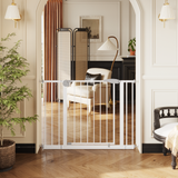 29.5-44.1" Wide Baby Gate for Stairs, Dog Gate Indoor for Doorways