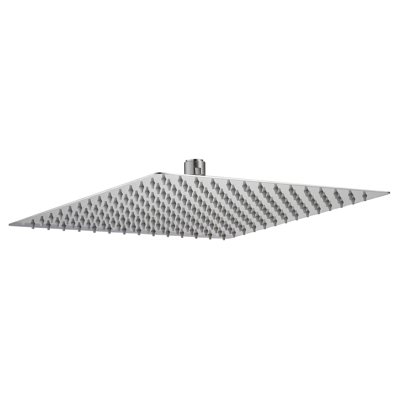 12" Square Rainfall Shower Head Brushed Nickel Stainless Steel